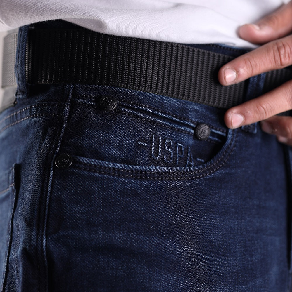 Men’s USPA Brandon Slim Tapered Jeans Dark Wash – Factory Overrun, Premium Quality